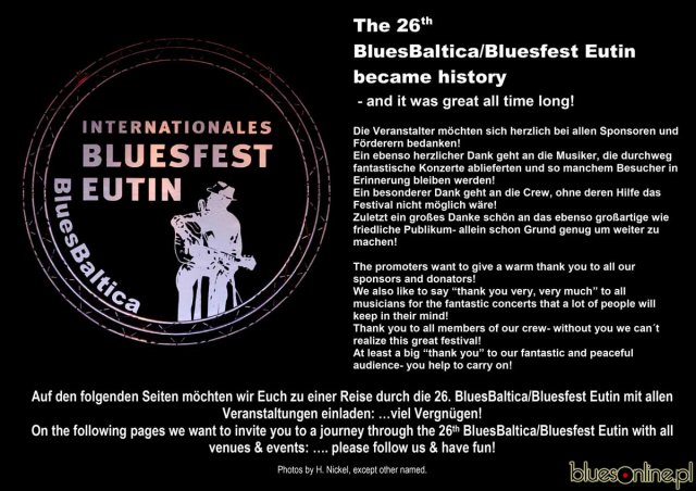 26. BluesBaltica/Bluesfest Eutin 